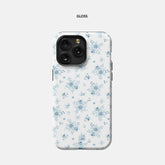 Light Blue Floral - iPhone 15 Pro Max